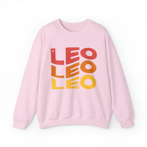 Leo Zodiac Crewneck Sweatshirt