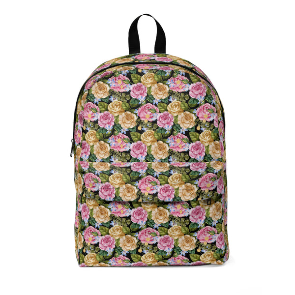 Vintage floral backpack