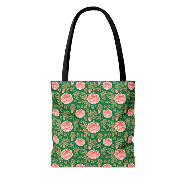 Vintage Peony Tote Bag