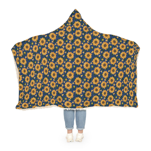 Vintage Sunflowers Snuggle Blanket