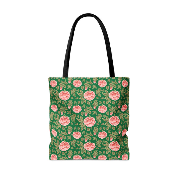 Vintage Peony Tote Bag