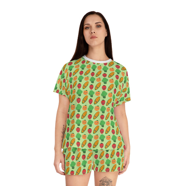 Veggie Garden Women's Short Pajama Set