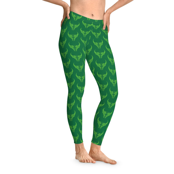 TT Cyber Stretchy Leggings Green