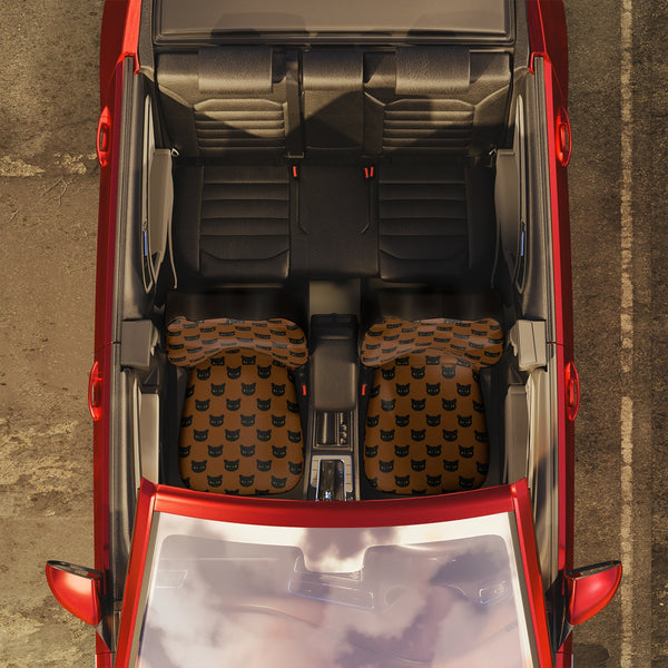 Pumpkin Spice Car Seat Covers