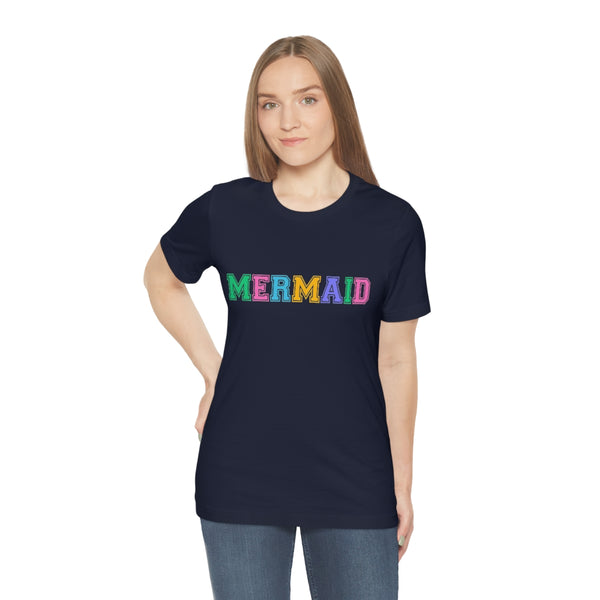 Varsity Mermaid Jersey Short Sleeve Tee