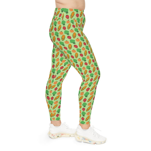 Veggie Garden Plus Size Leggings