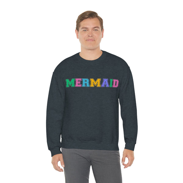 Varsity MERMAID Crewneck Sweatshirt
