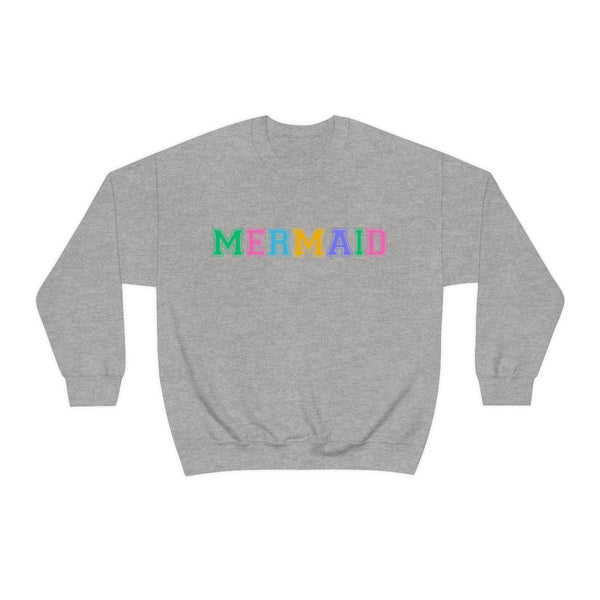 Varsity MERMAID Crewneck Sweatshirt