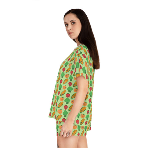 Veggie Garden Women's Short Pajama Set