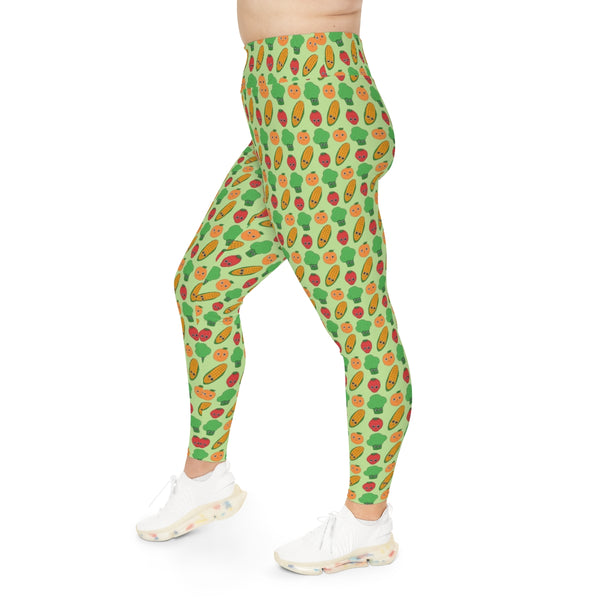 Veggie Garden Plus Size Leggings
