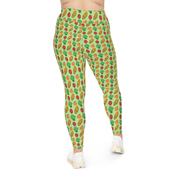 Veggie Garden Plus Size Leggings