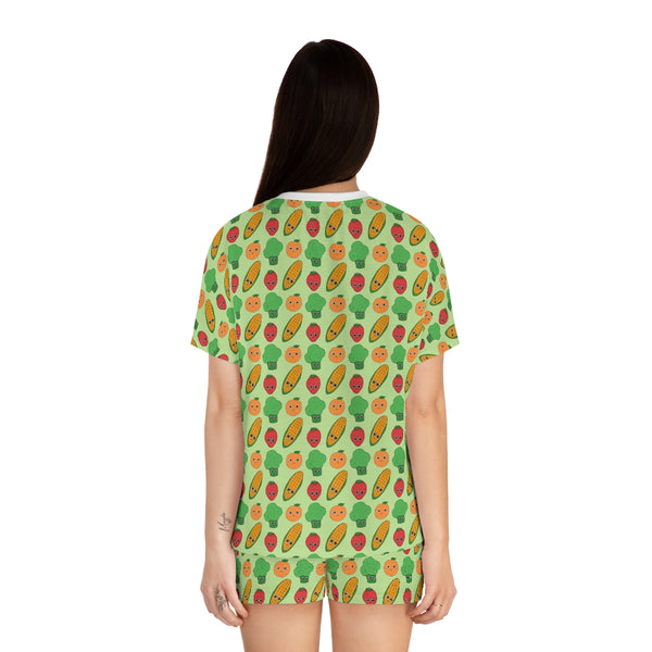 Veggie Garden Women's Short Pajama Set