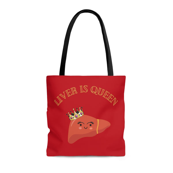 Liver queen tote