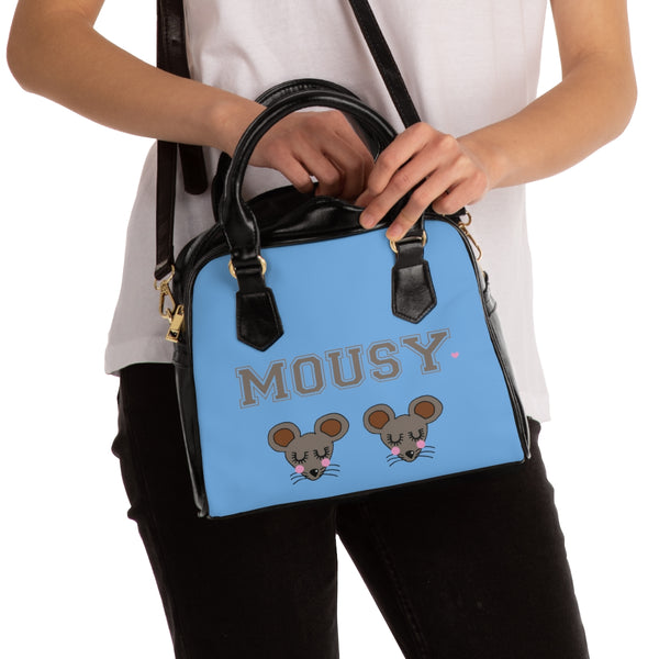 Varsity MOUSY Shoulder Handbag