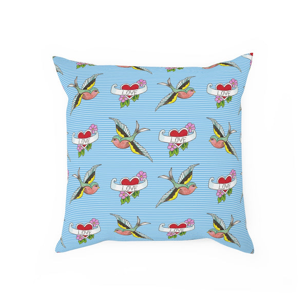 Tattoo swallow cushion