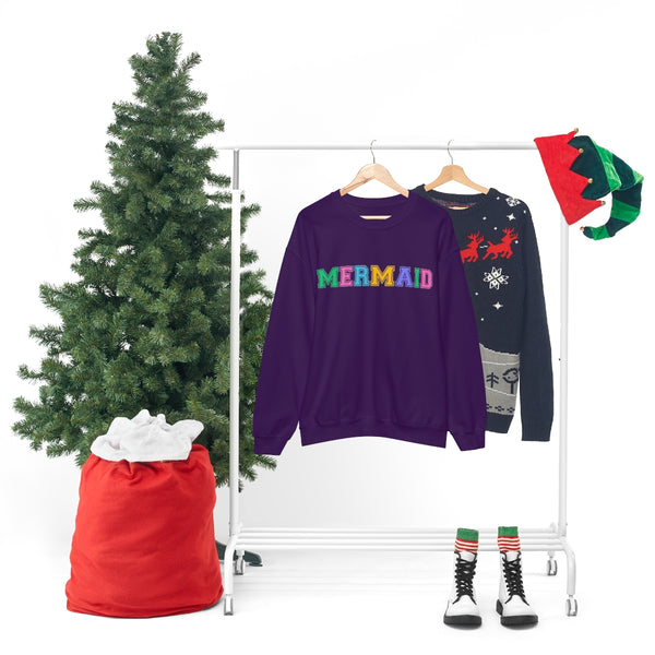 Varsity MERMAID Crewneck Sweatshirt