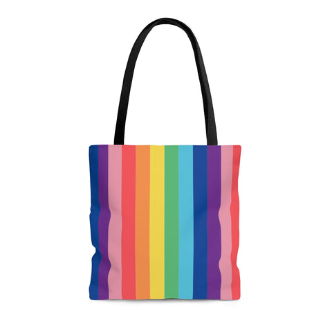 Rainbow Chunk Tote Bag