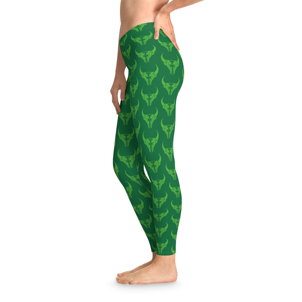 TT Cyber Stretchy Leggings Green