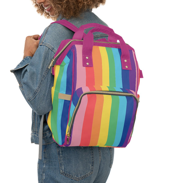 Rainbow Chunk Diaper Backpack