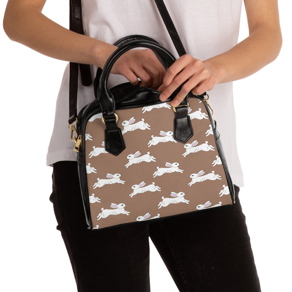 Follow the white rabbit bag