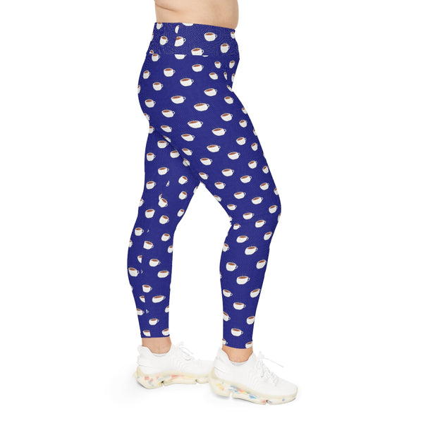 Tea Cups Plus Size Leggings