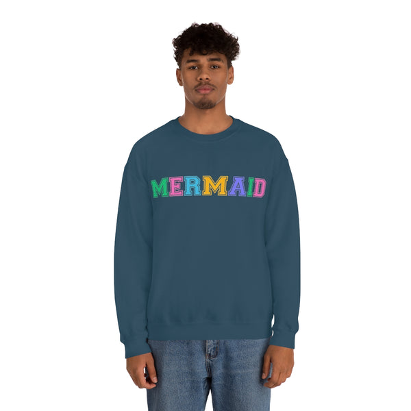 Varsity MERMAID Crewneck Sweatshirt