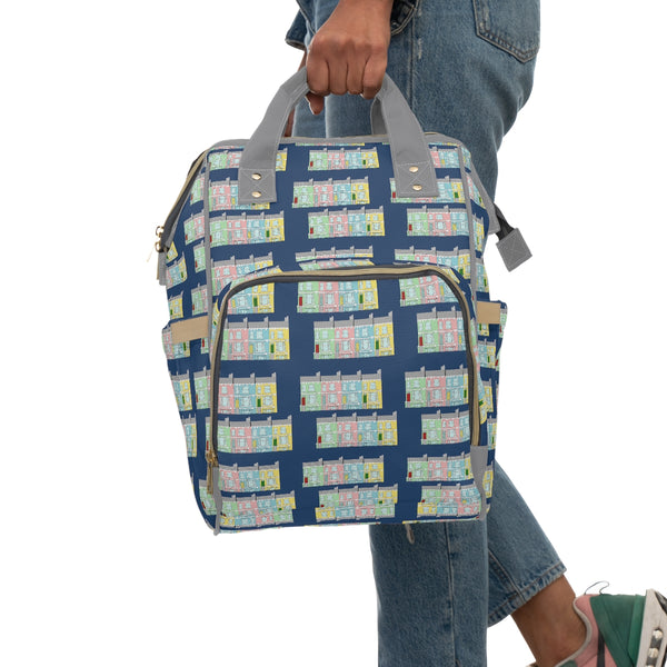Little Boxes Diaper Backpack Nappy Bag