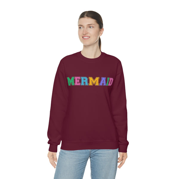 Varsity MERMAID Crewneck Sweatshirt