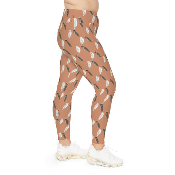 Barn Owl Plus Size Leggings