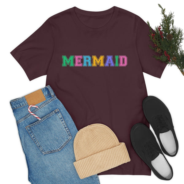 Varsity Mermaid Jersey Short Sleeve Tee