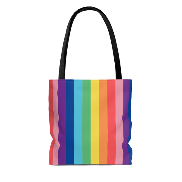 Rainbow Chunk Tote Bag