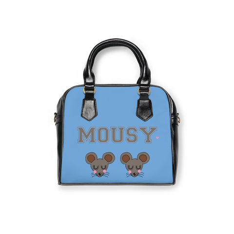 Varsity MOUSY Shoulder Handbag