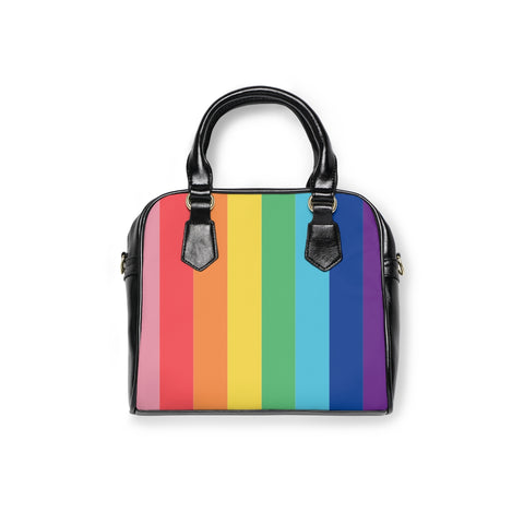Rainbow Chunk Shoulder Handbag