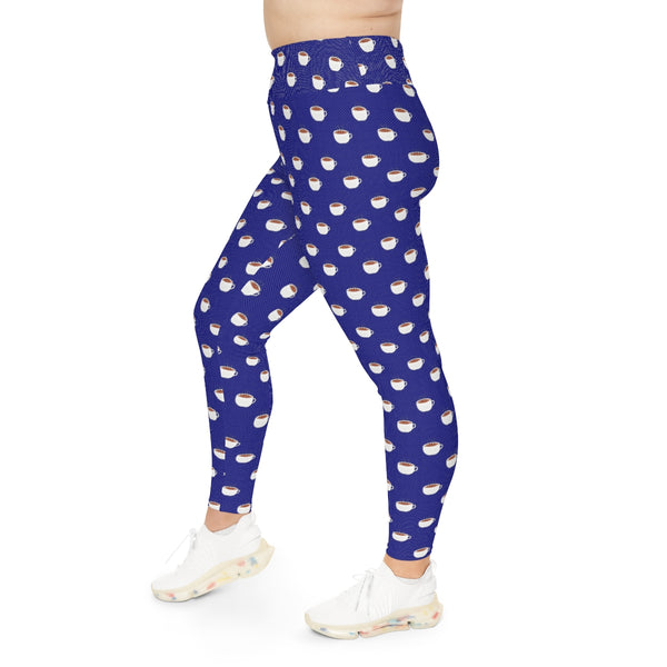 Tea Cups Plus Size Leggings