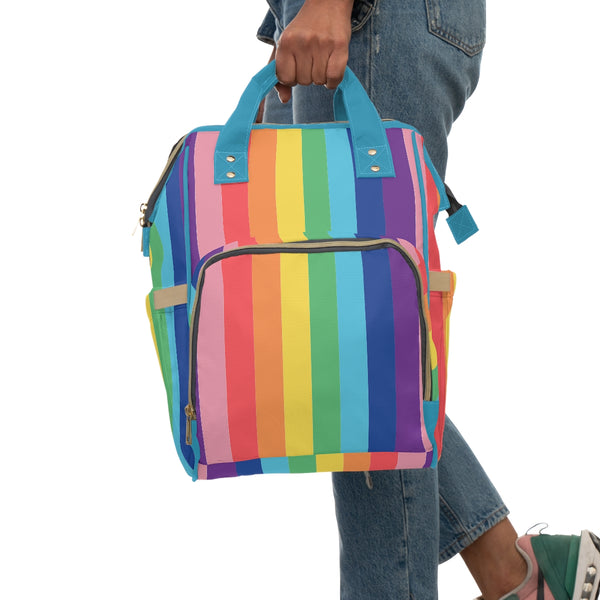 Rainbow Chunk Diaper Backpack 2