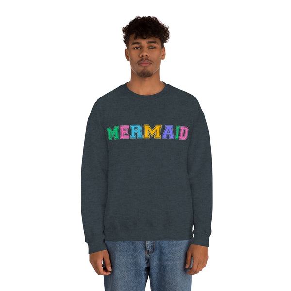 Varsity MERMAID Crewneck Sweatshirt