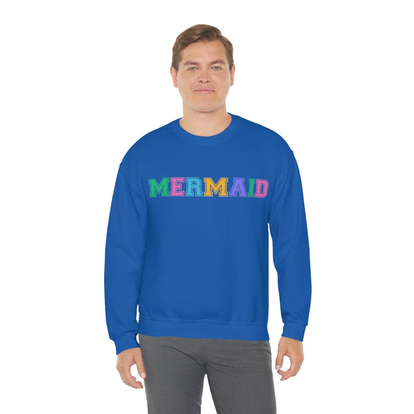 Varsity MERMAID Crewneck Sweatshirt