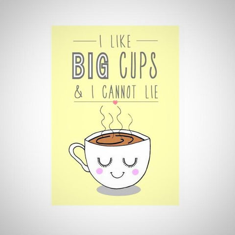 Big Cups A4 Print - Kate Garey
