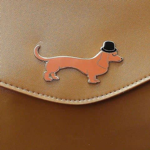 Mr Sausage Dog Handbag - Kate Garey