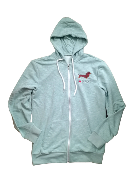 I Love Snacks slim fit hoodie