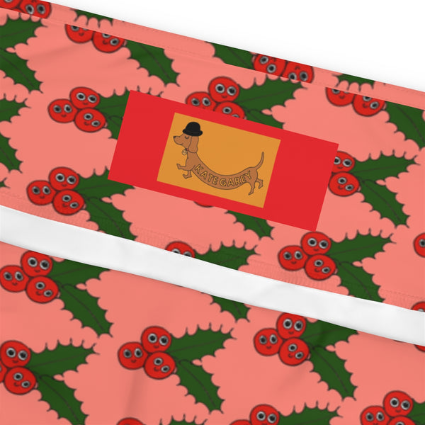 Christmas Holly Plus Size Leggings