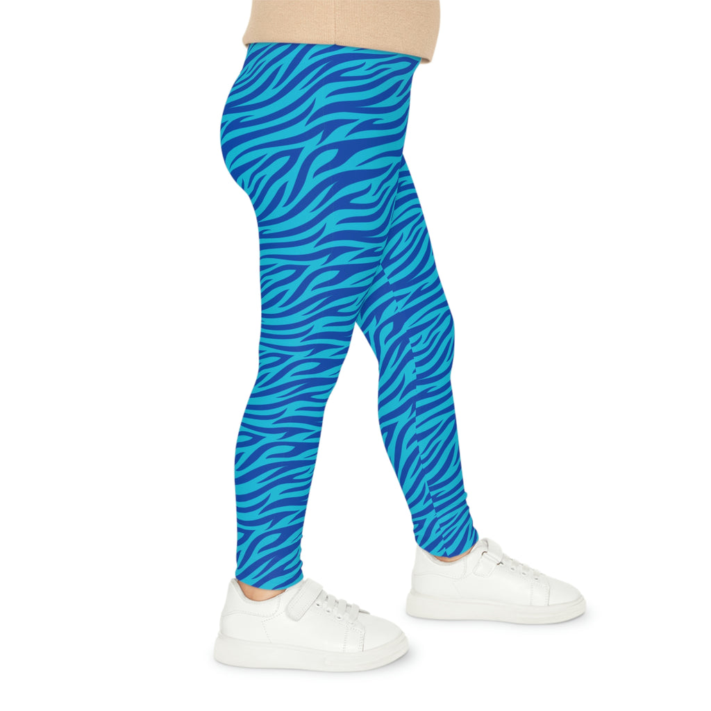 Baby Blue Zebra Leggings