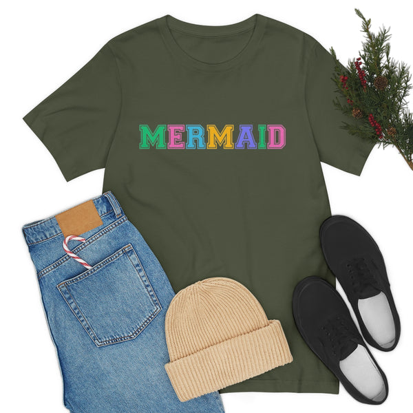 Varsity Mermaid Jersey Short Sleeve Tee