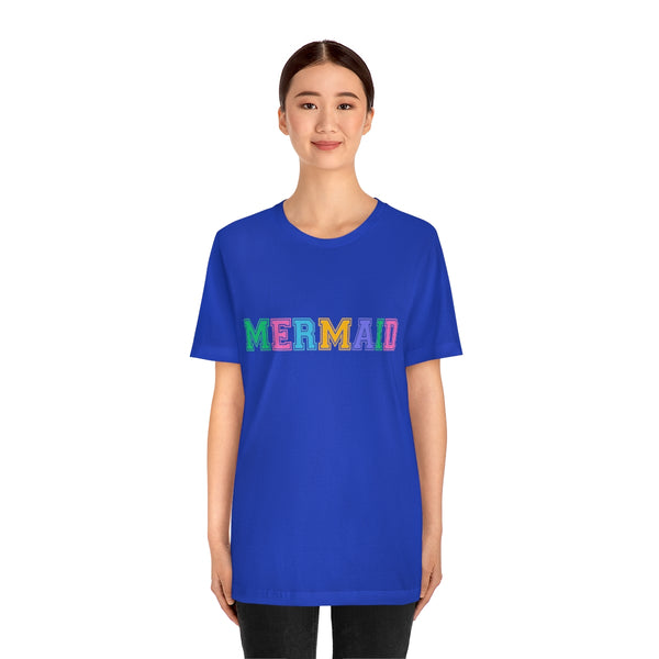 Varsity Mermaid Jersey Short Sleeve Tee