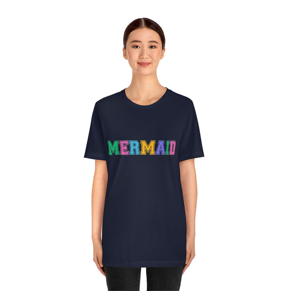 Varsity Mermaid Jersey Short Sleeve Tee