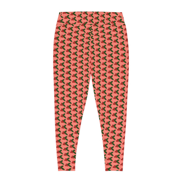 Christmas Holly Plus Size Leggings