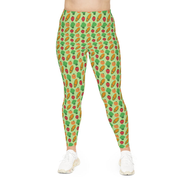 Veggie Garden Plus Size Leggings