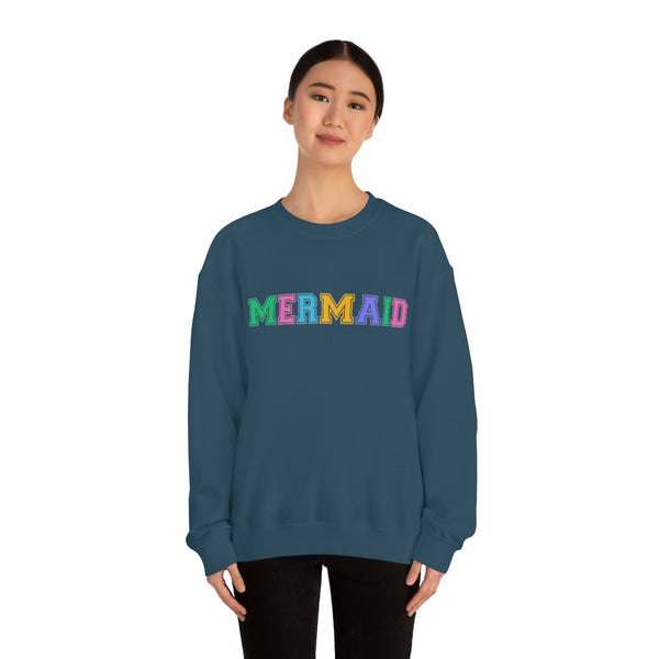 Varsity MERMAID Crewneck Sweatshirt