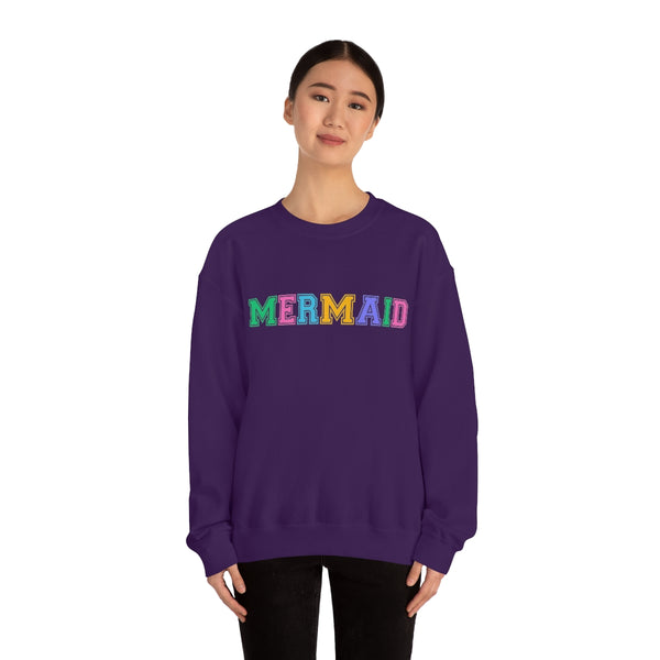 Varsity MERMAID Crewneck Sweatshirt
