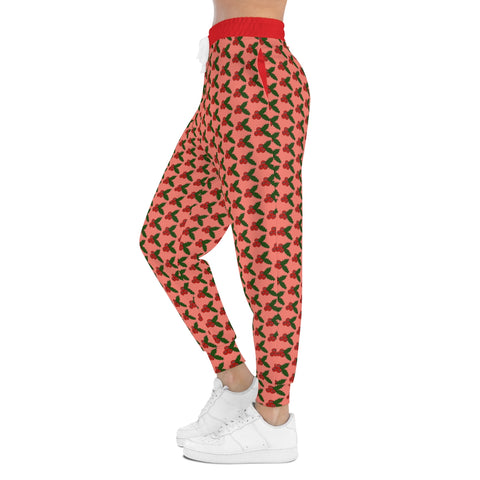 Christmas Holly Joggers